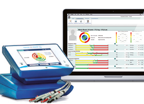 Bioimpedenziometria Human im touch Dietosystem